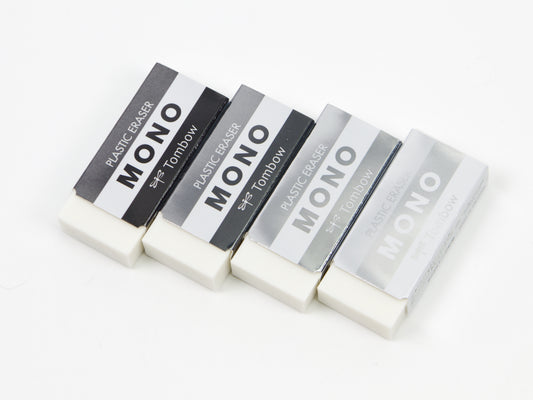 Borrador de plástico Tombow Mono en escala de grises, edición limitada