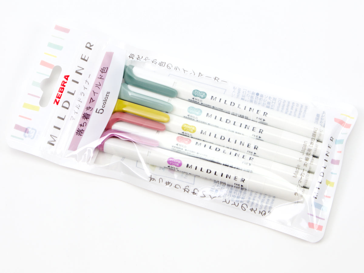 Zebra MildLiner 5-pack