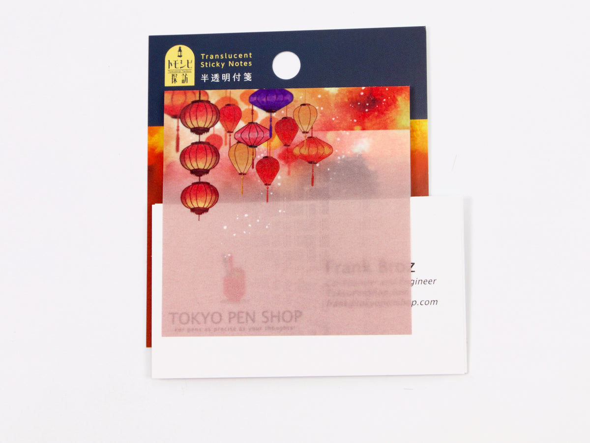 Tomoshibi Tanbou Translucent Sticky Memo