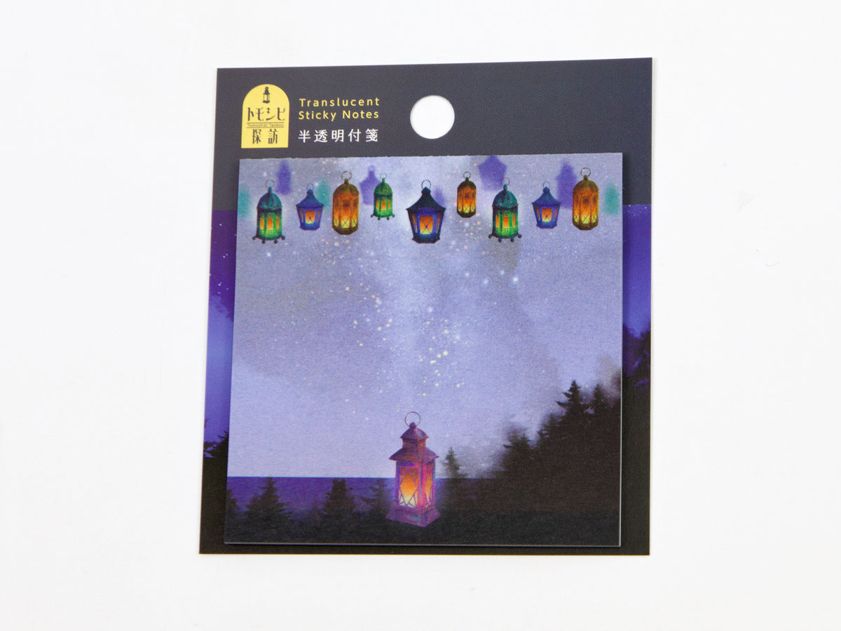 Tomoshibi Tanbou Translucent Sticky Memo