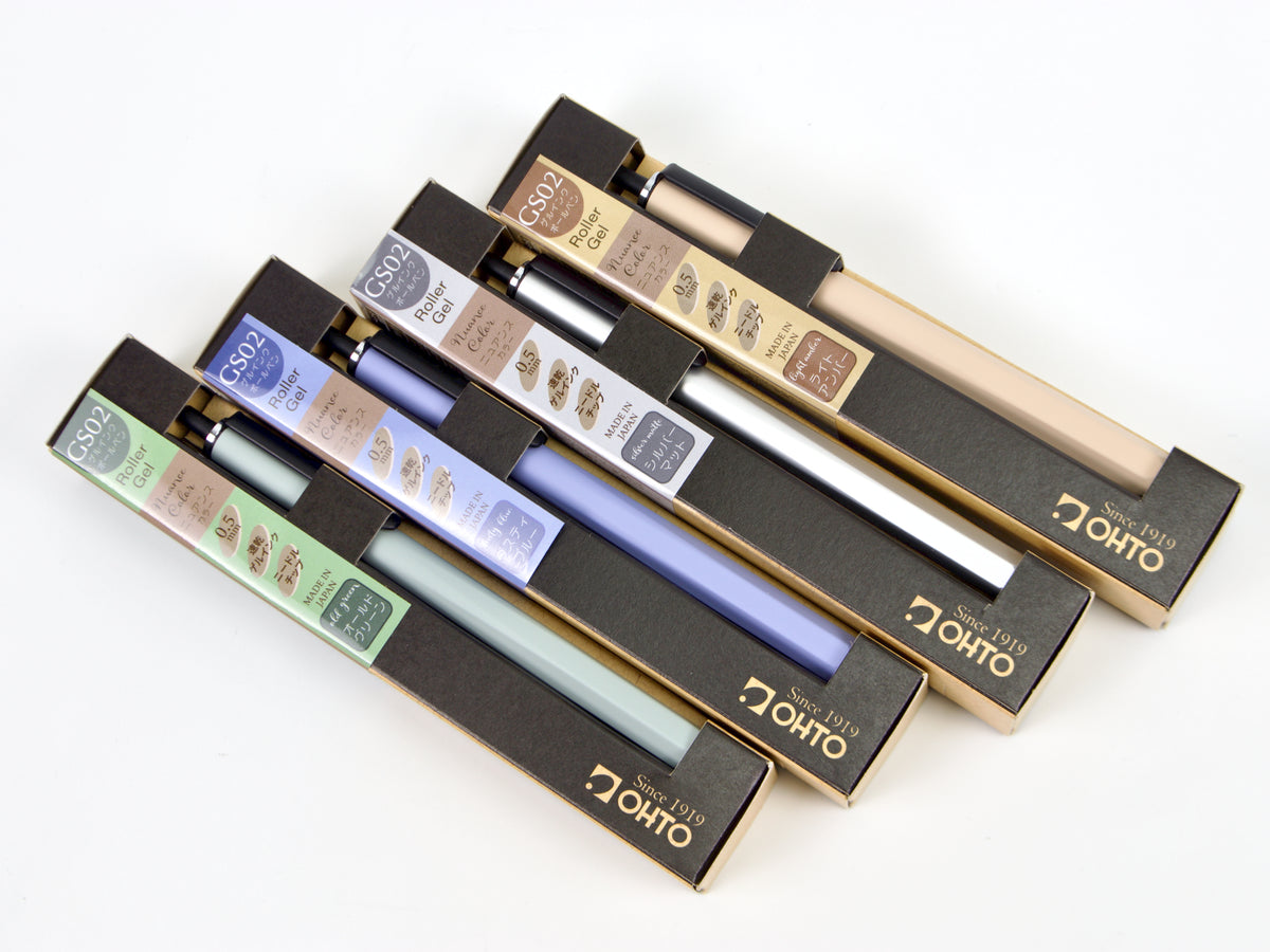 Ohto GS02 Roller Gel Nuance Colors