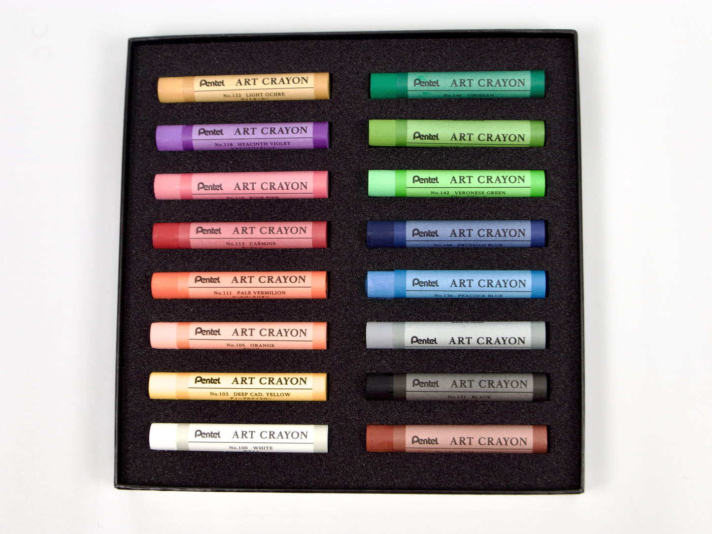 Pentel Art Crayon 16 Color Set