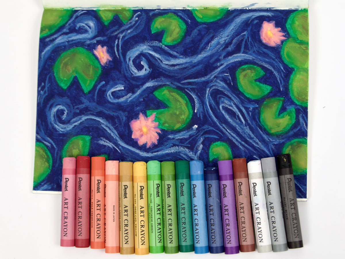 Pentel Art Crayon 16 Color Set