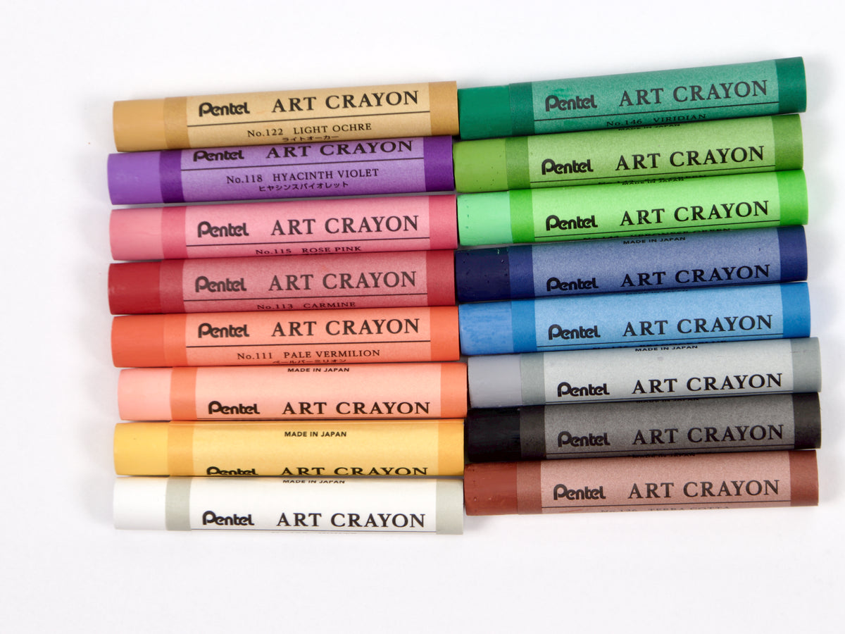 Pentel Art Crayon 16 Color Set