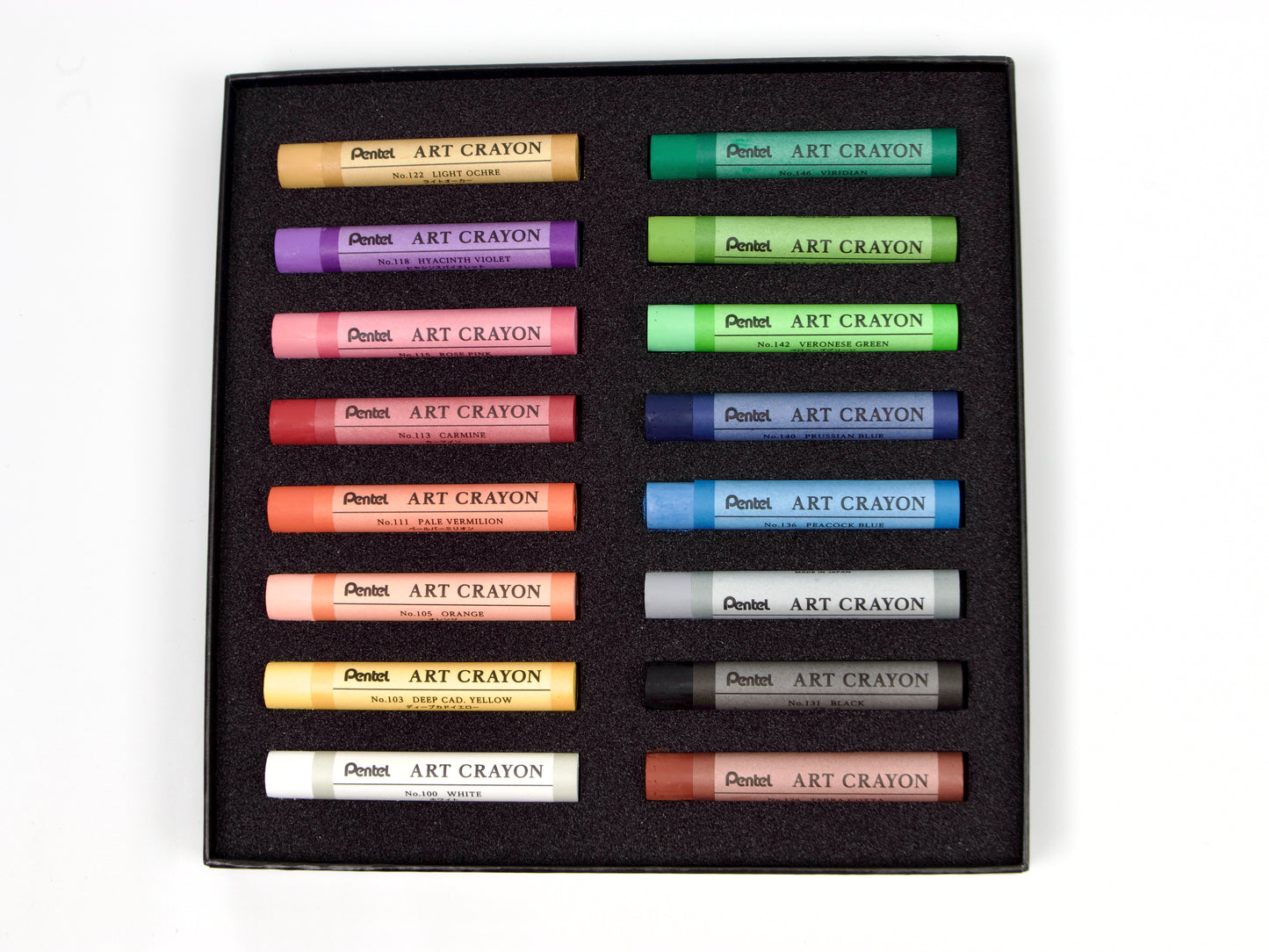 Pentel Art Crayon 16 Color Set