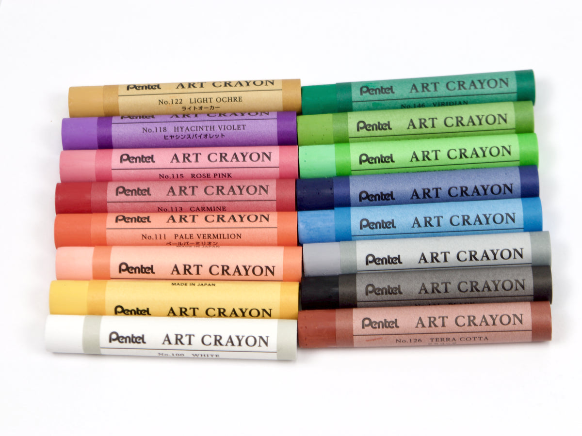 Pentel Art Crayon 16 Color Set