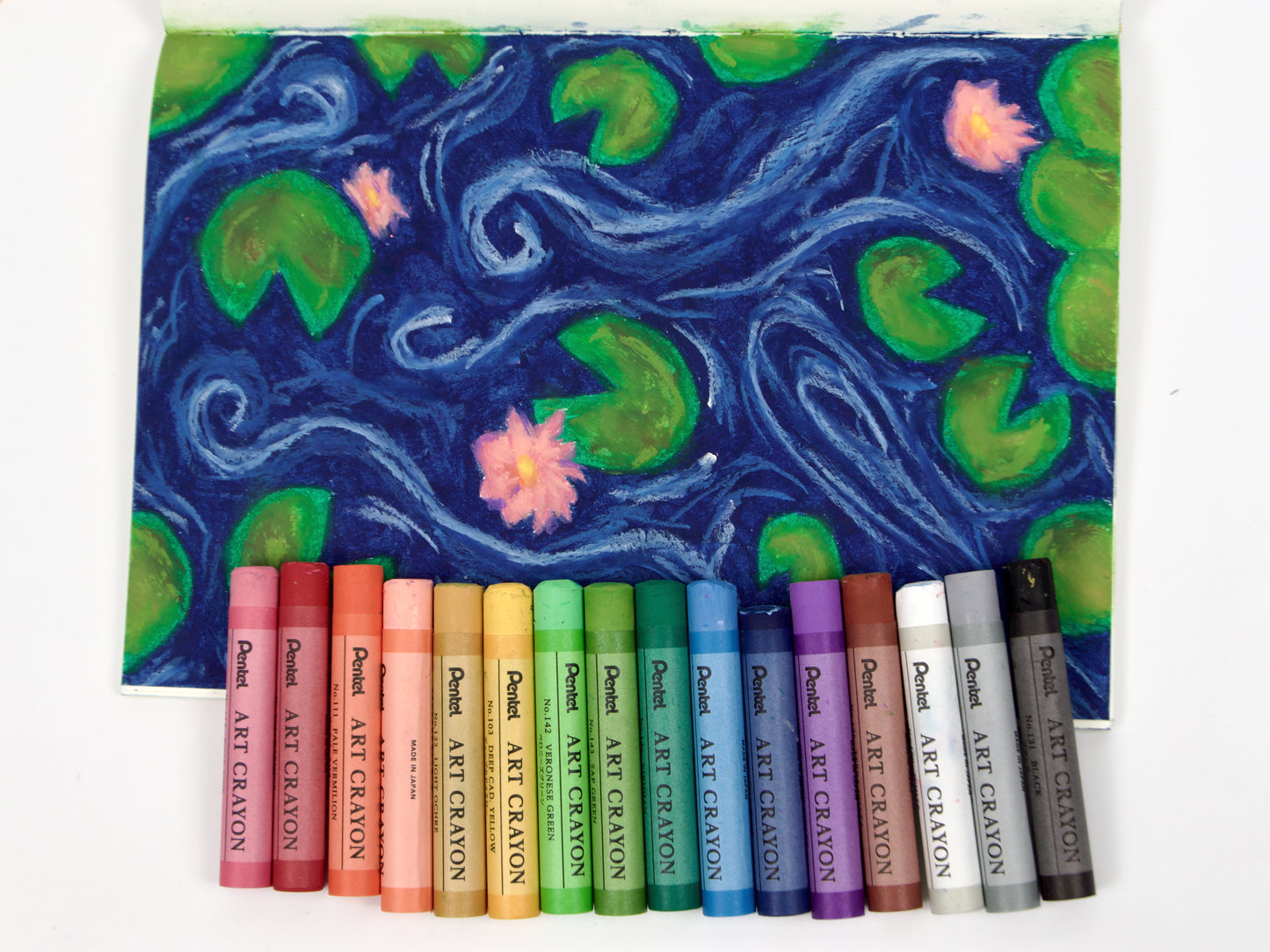 Pentel Art Crayon 16 Color Set
