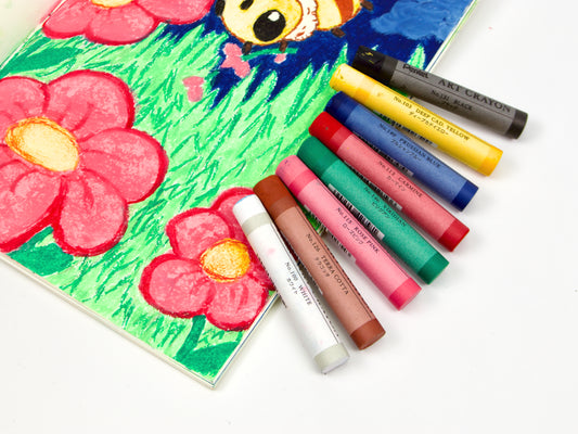 Pentel Art Crayon 8 Color Set