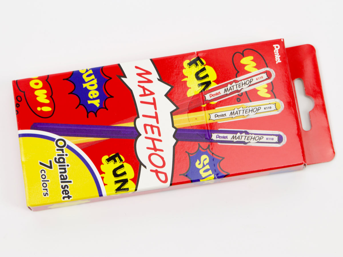 Pentel Mattehop 7 Color Set