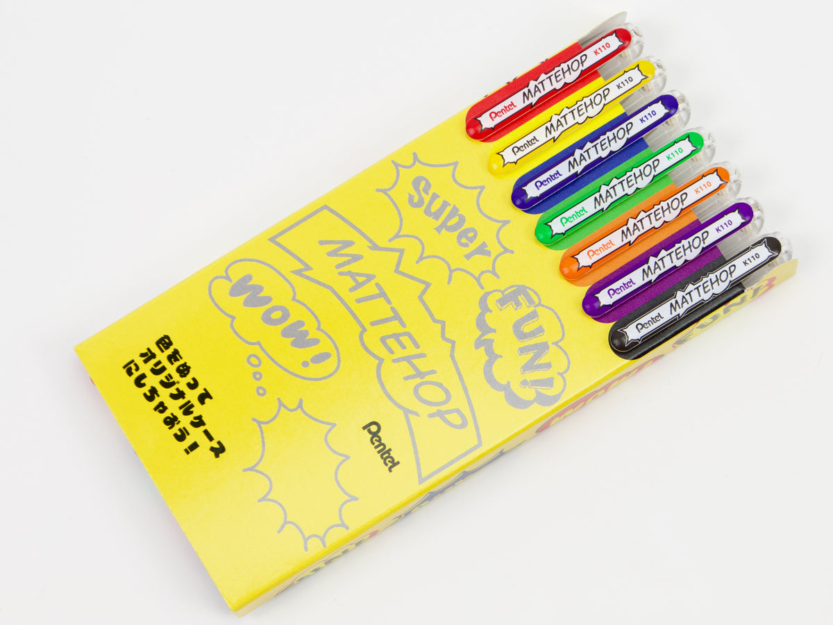 Pentel Mattehop 7 Color Set