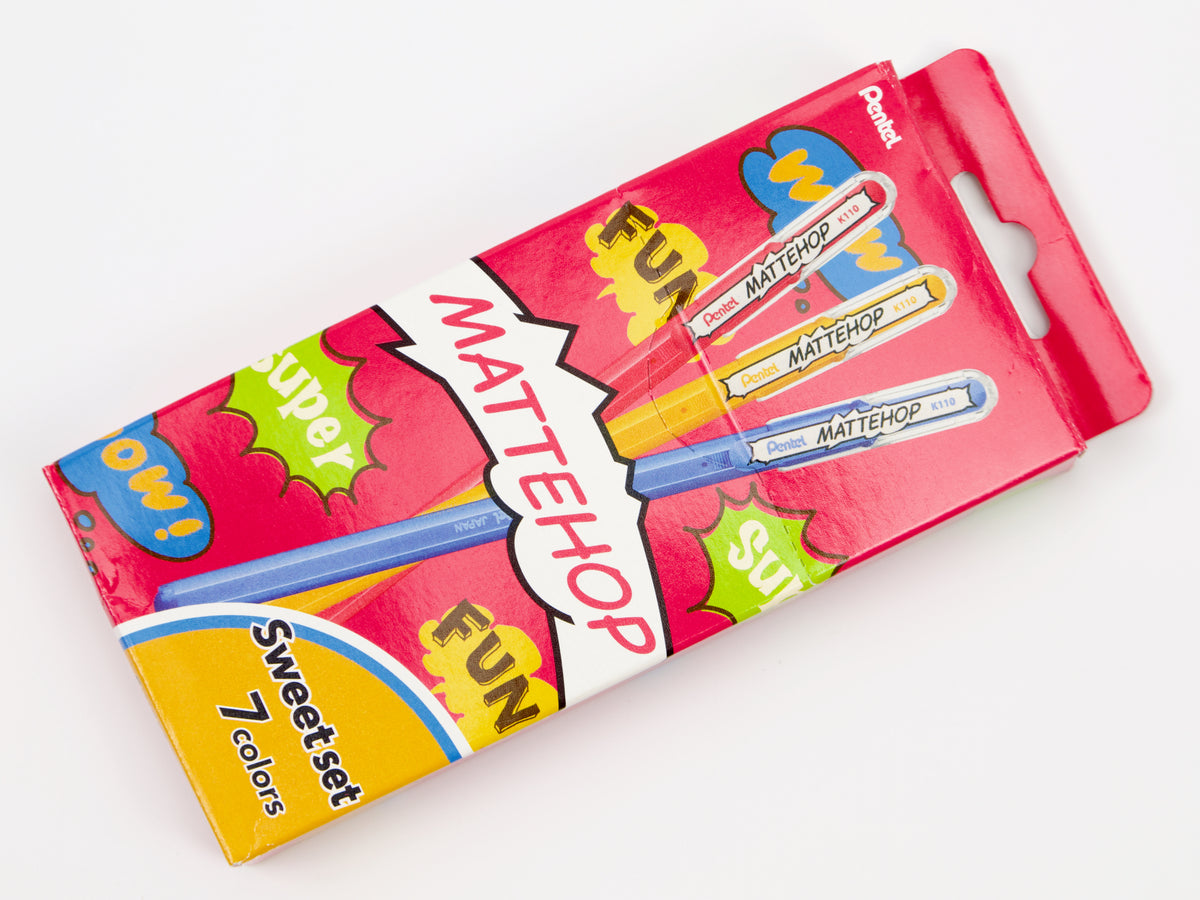 Pentel Mattehop 7 Color Set
