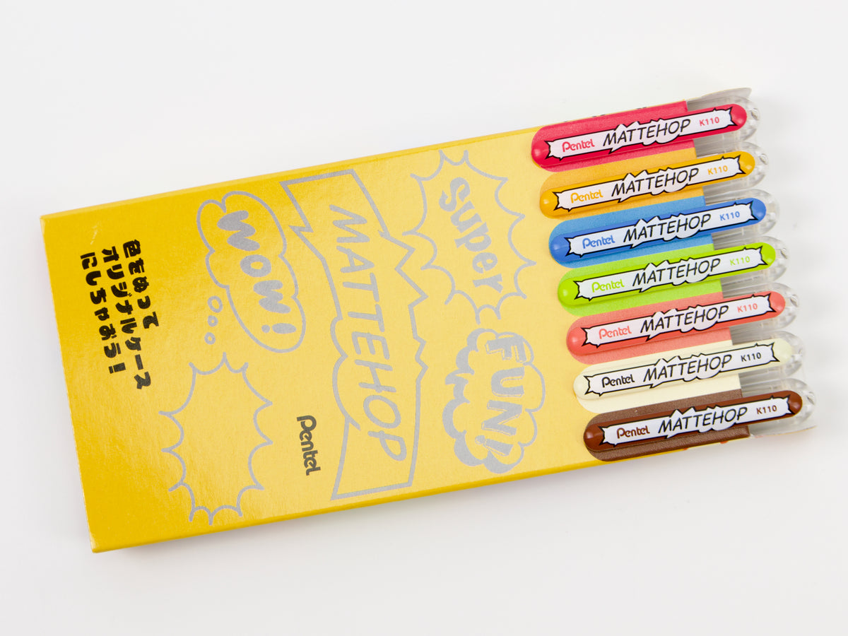 Pentel Mattehop 7 Color Set