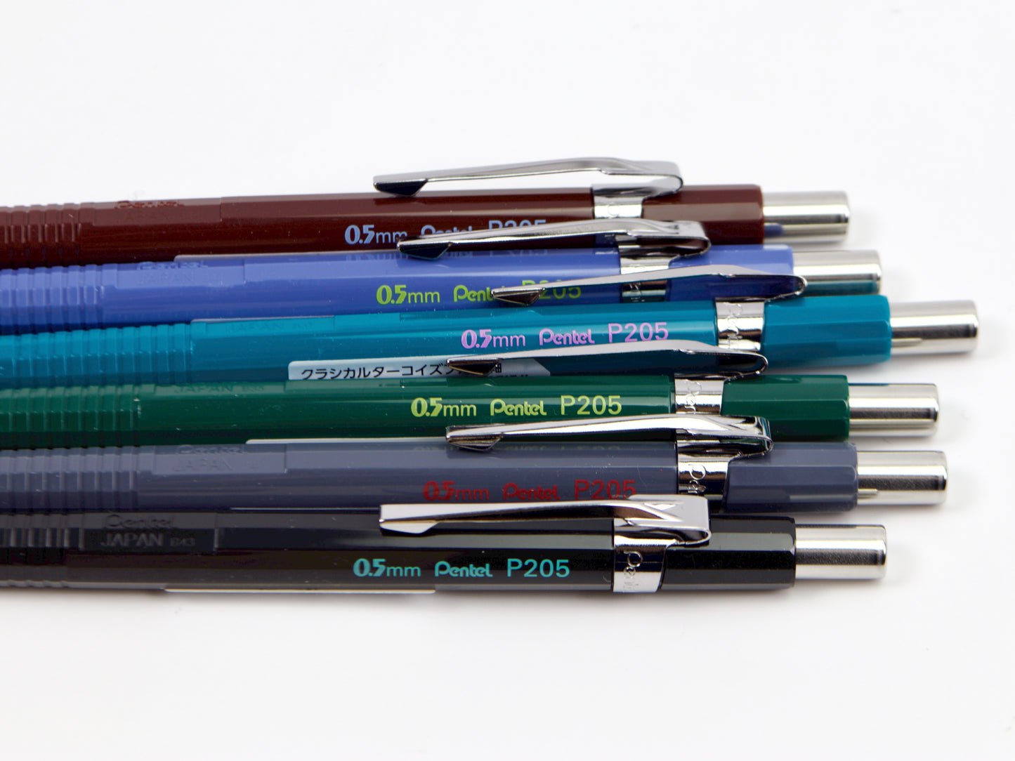Pentel P205 LTD Neo Classical Colors