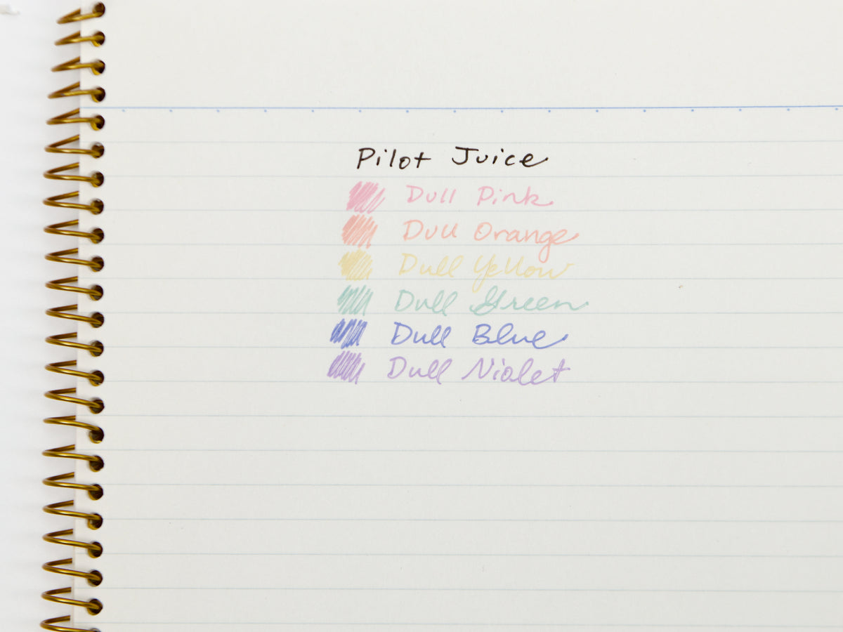 Ensemble de couleurs de ton terne Pilot Juice