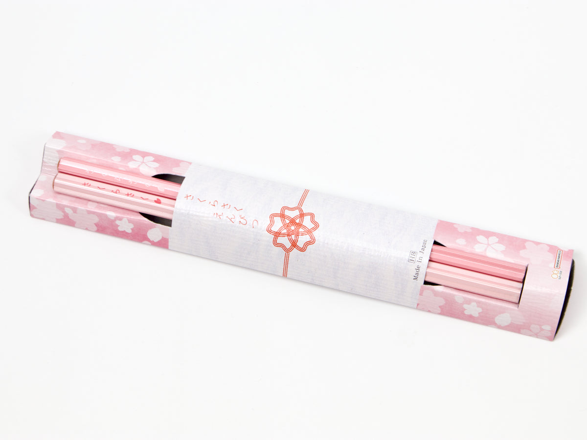 Sun-Star Cherry Blossom Wooden Pencil Set