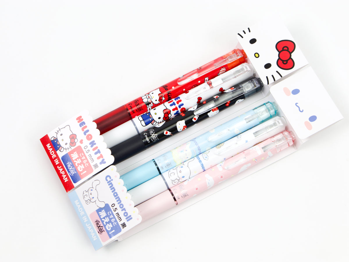 Sanrio Frixion Ball Knock 3 Pen Set