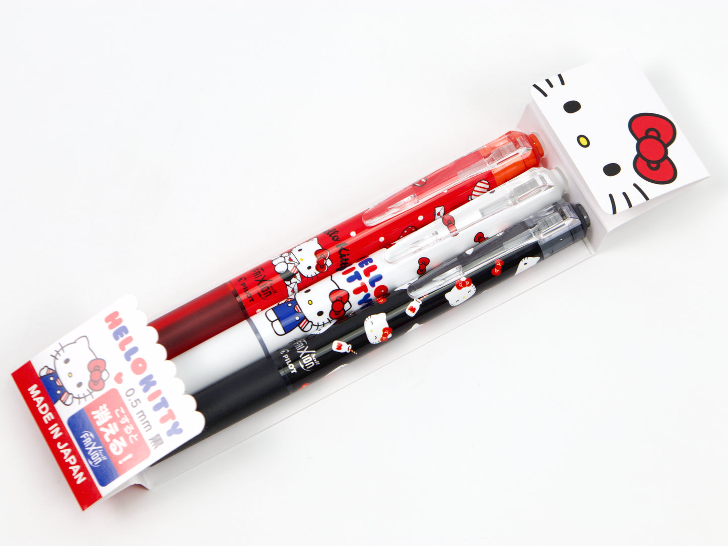 Sanrio Frixion Ball Knock 3 Pen Set