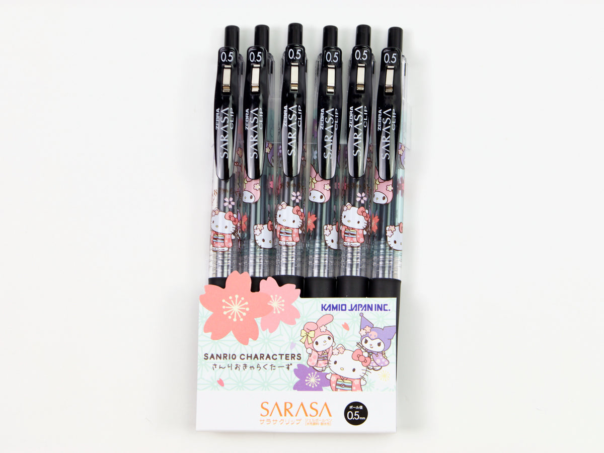 Sanrio Kimono X Sarasa Clip Set