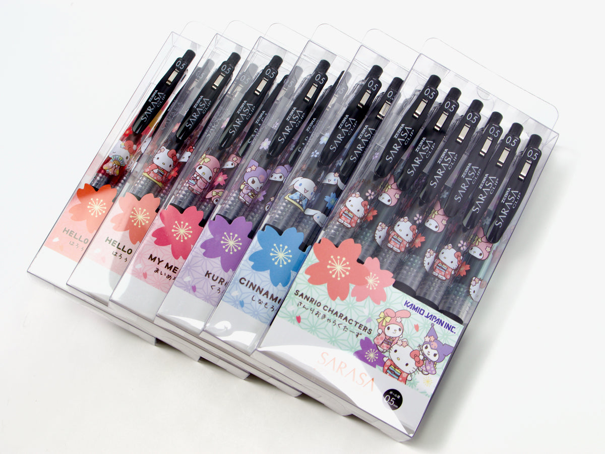 Sanrio Kimono X Sarasa Clip Set
