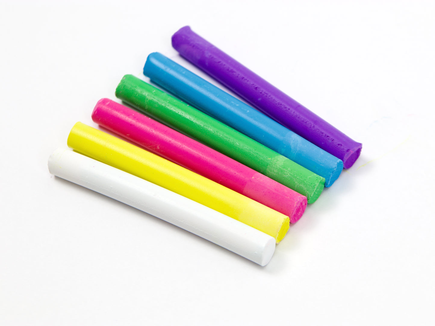 Rikagaku School Dustless Chalk Slim 6 Color Set
