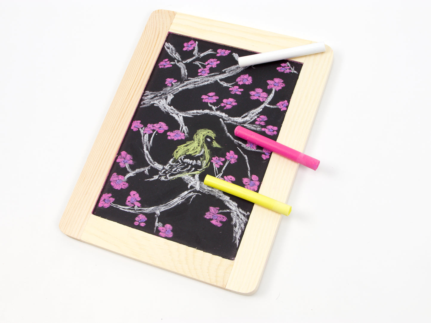 Rikagaku School Dustless Chalk Slim 6 Color Set