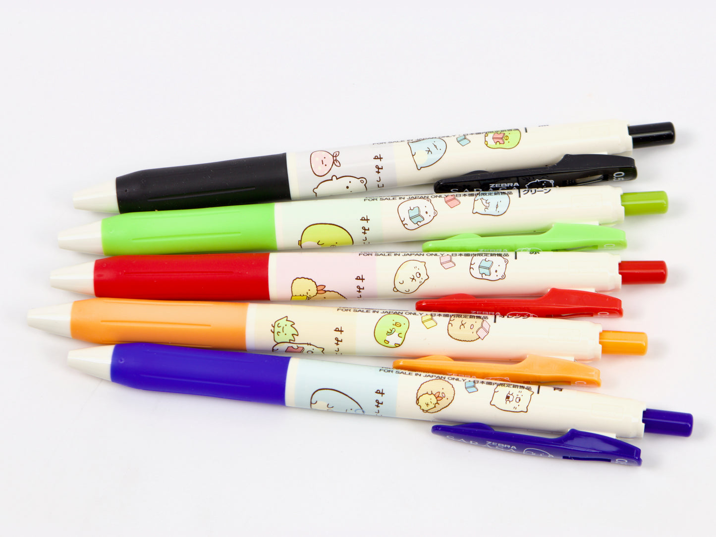 Sumikko Gurashi Sarasa Clip 5 Color Set LTD