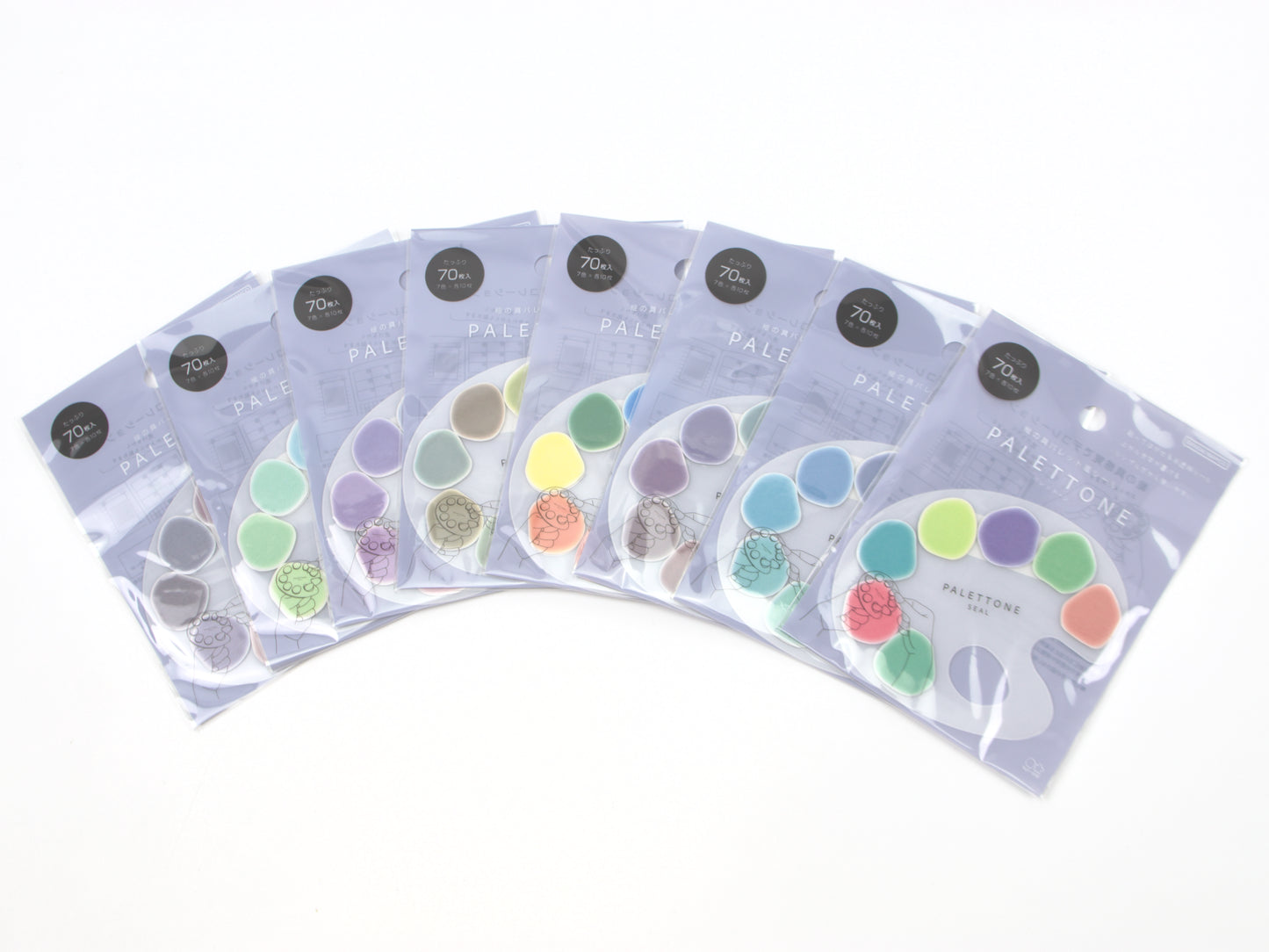 Autocollants d'humeur translucides à pois Washi Appree