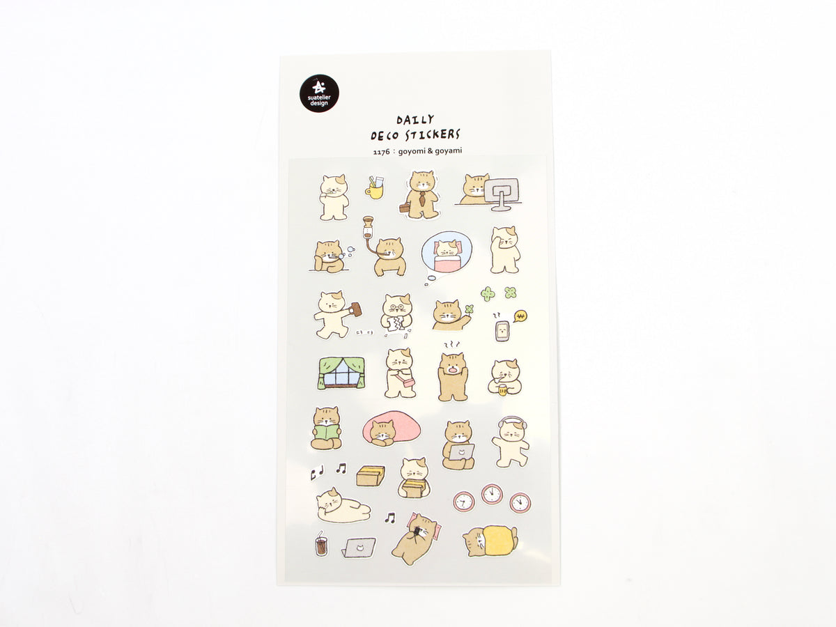 Suatelier Daily Deco Stickers (Animal Designs)