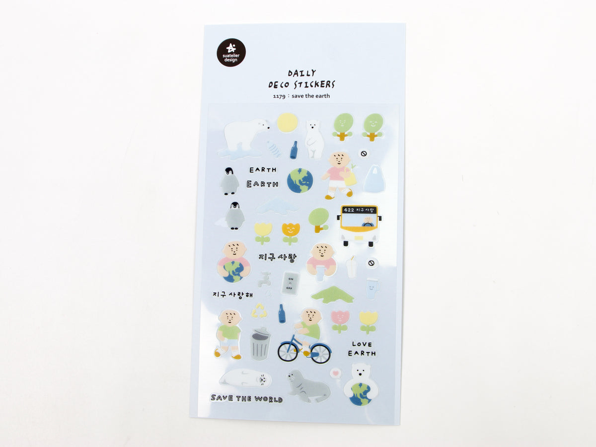 Suatelier Daily Deco Stickers (PVC)