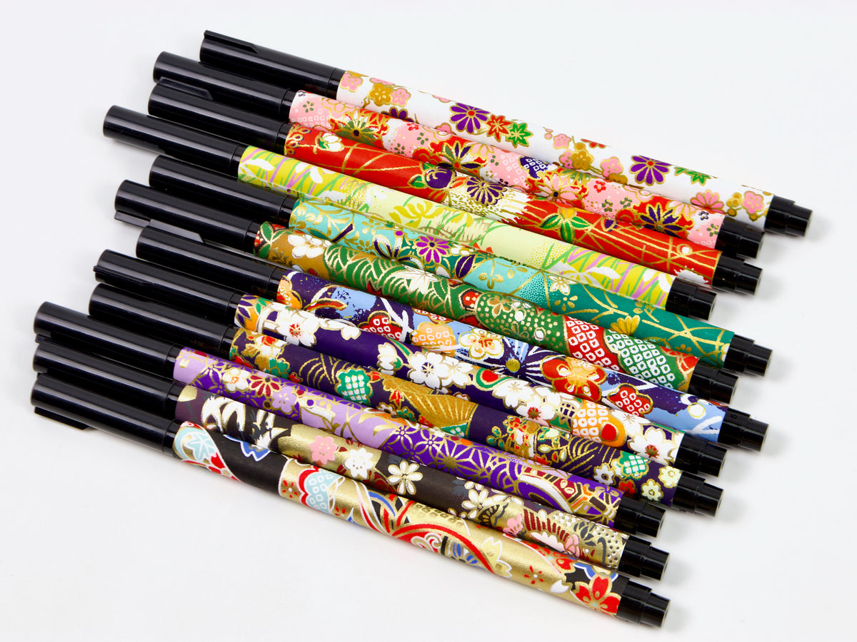Teranishi Magic Washi-Wrapped Brush-Style Pen