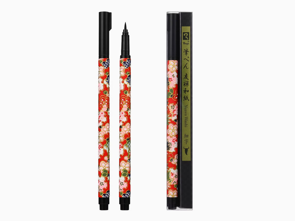 Teranishi Magic Washi-Wrapped Brush-Style Pen