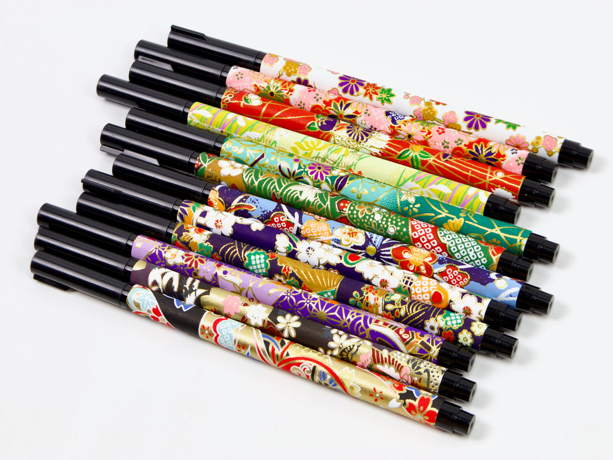 Teranishi Magic Washi-Wrapped Brush-Style Pen
