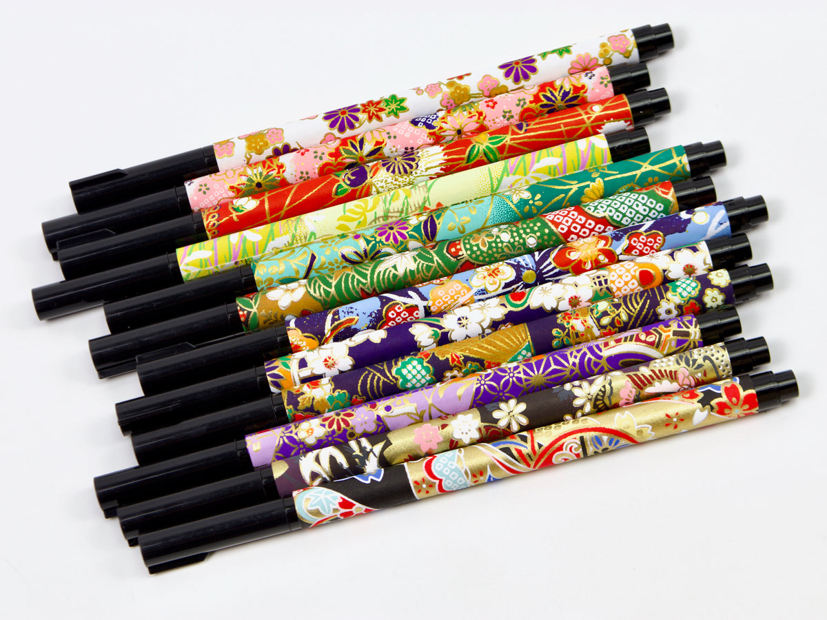 Teranishi Magic Washi-Wrapped Brush-Style Pen