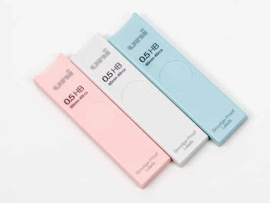 Estuche de color recargable con minas a prueba de manchas Uni