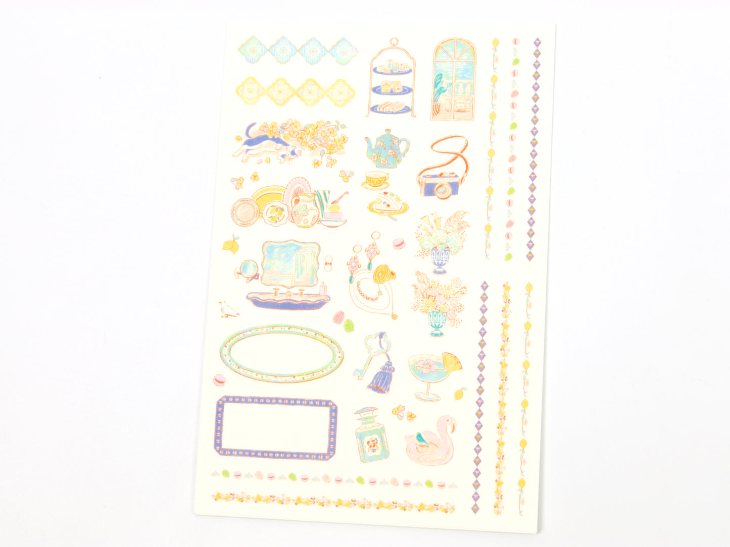 Midori Yuru Log Writeable Stickers