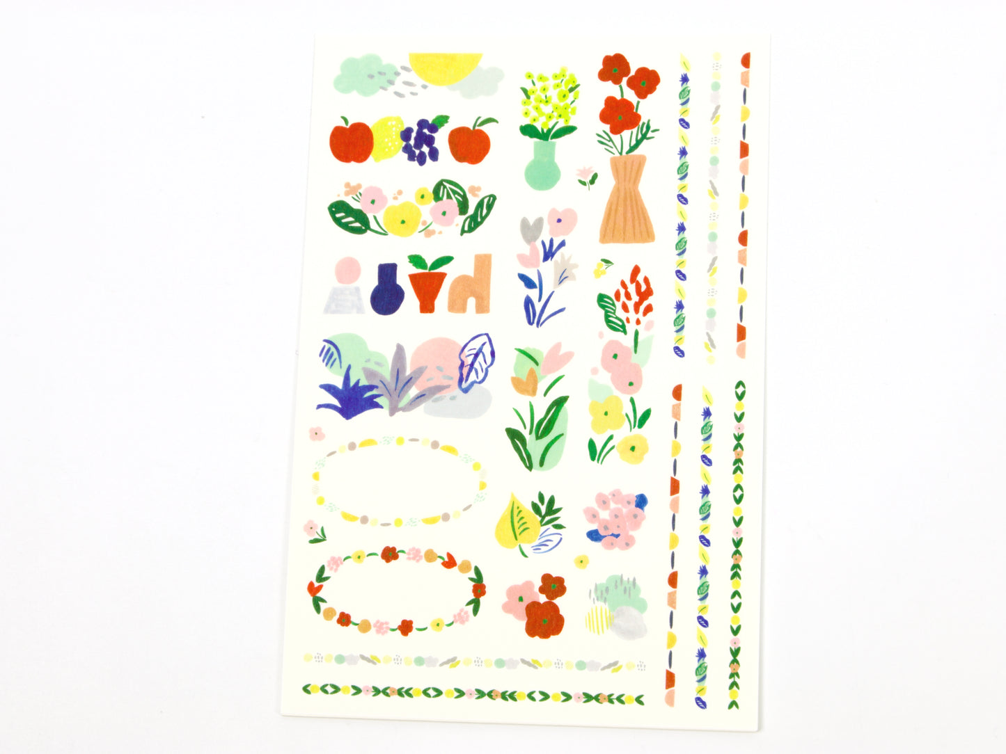 Midori Yuru Log Writeable Stickers