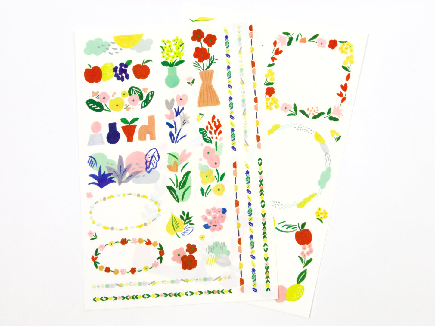 Midori Yuru Log Writeable Stickers
