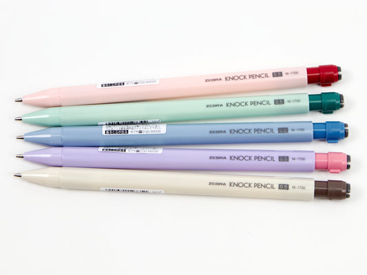 Zebra Knock Pencil M-1700 Opaque Colors