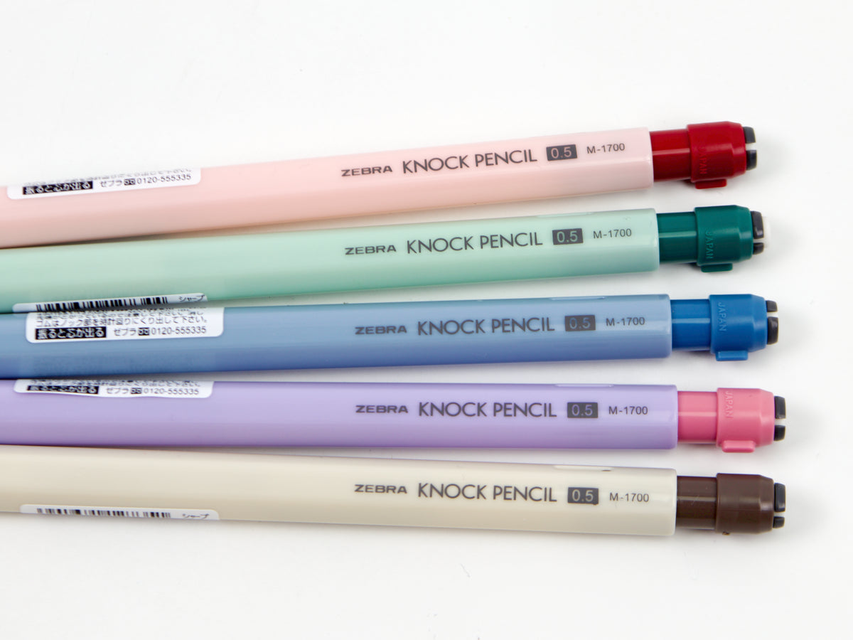 Zebra Knock Pencil M-1700 Opaque Colors