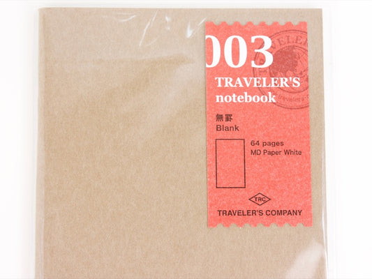 003 Recambio de cuaderno en blanco