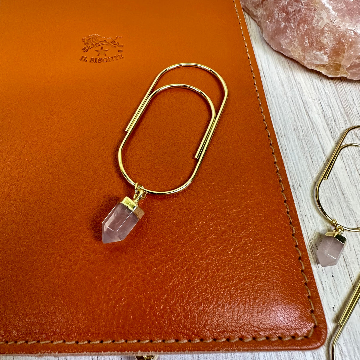 Good Witch Rose Quartz Planner Charm