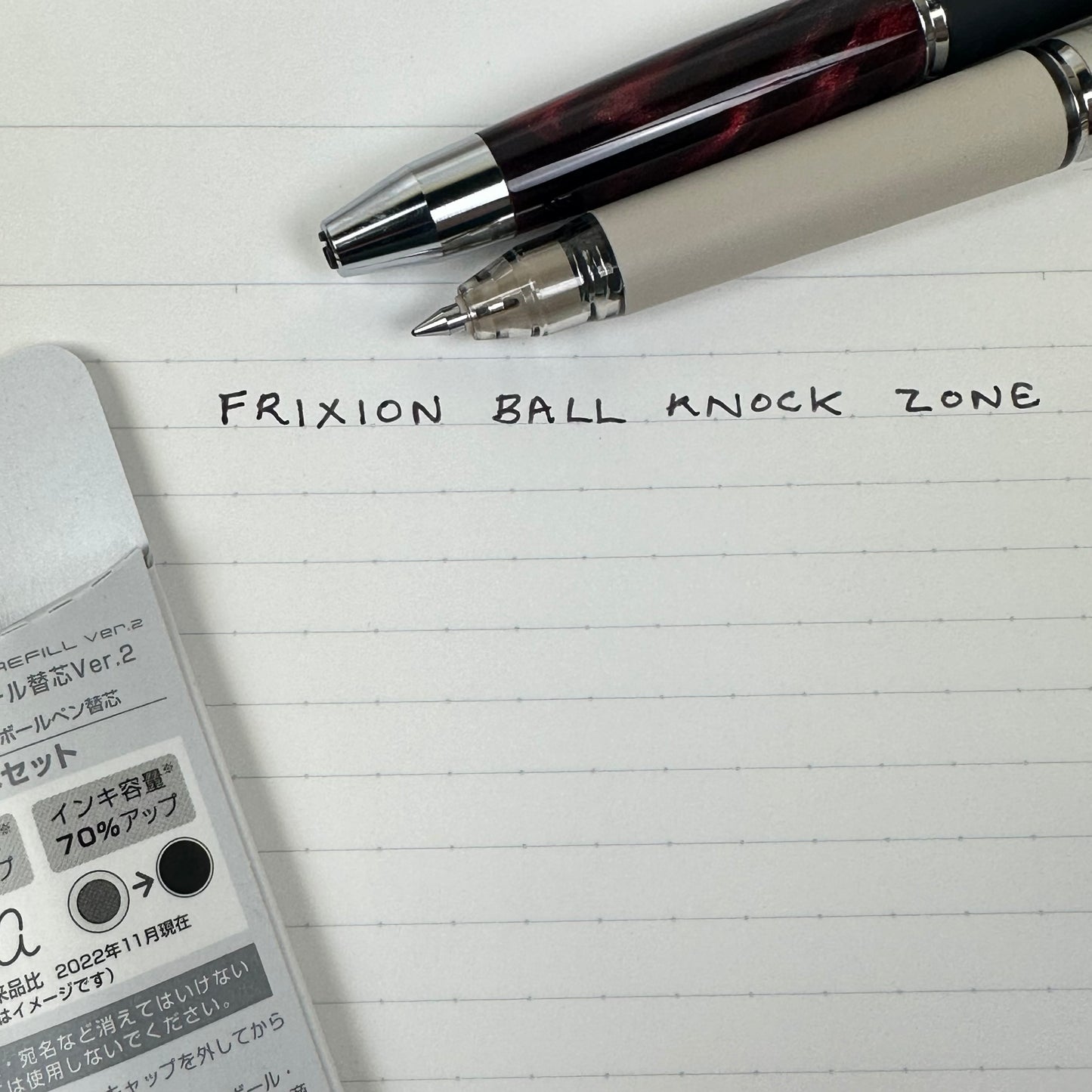 Rotulador borrable Frixion Ball Knock Zone de madera
