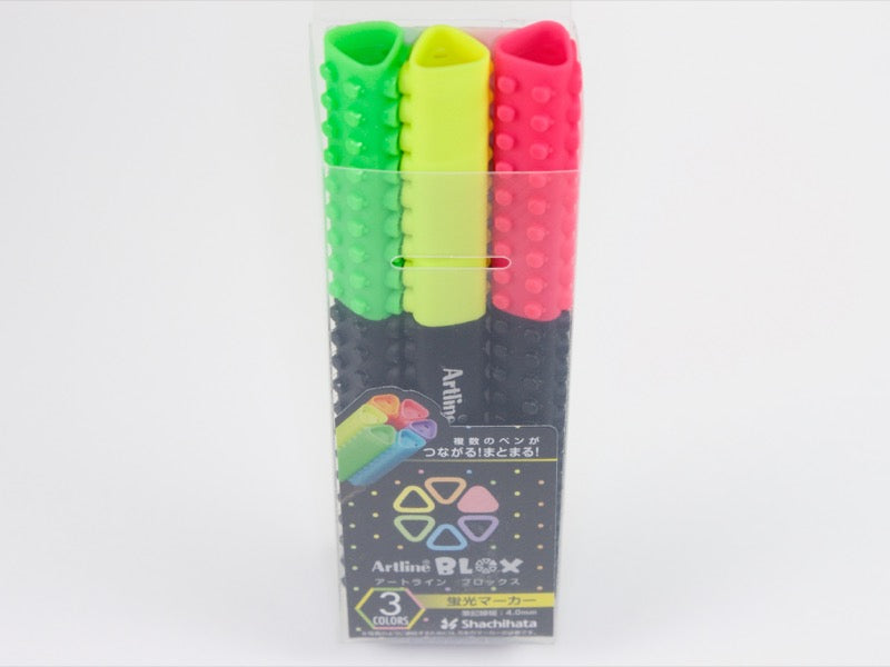 Juego de 3 resaltadores de colores Artline BLOX
