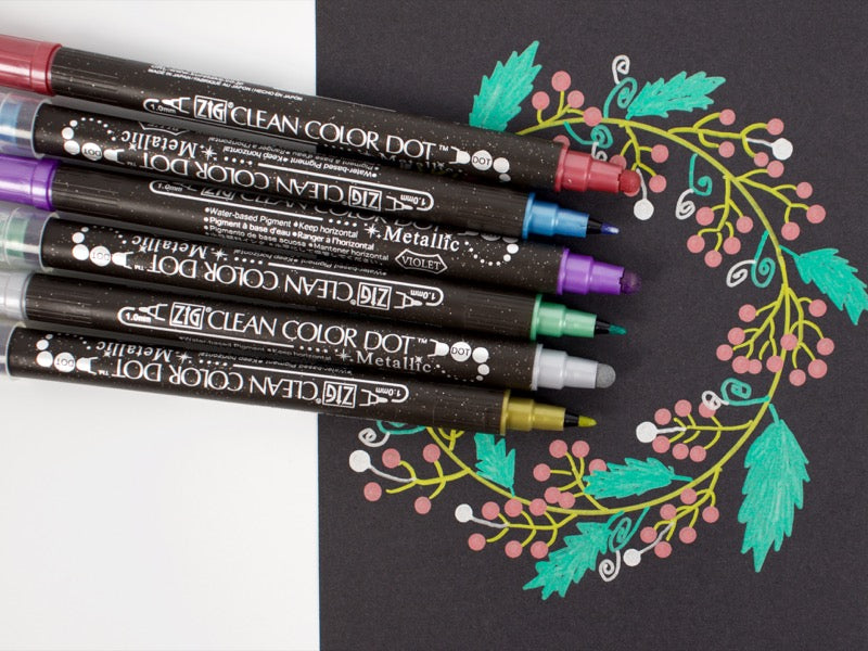 Kuretake Clean Color Dot Metallics
