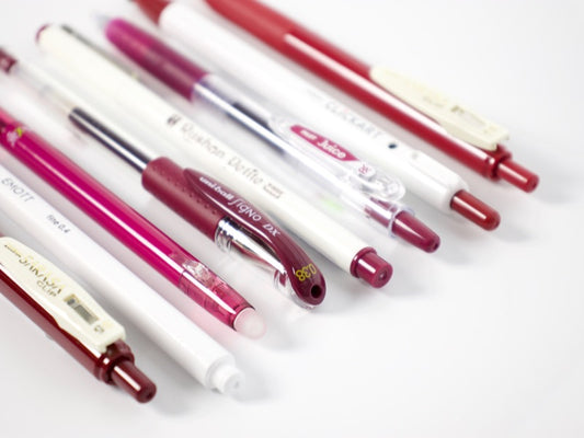 Wine Red Pen Sampler Set