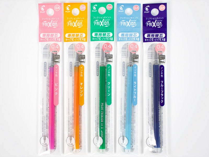 Recharge pour stylo à bille Frixion Point Knock (LFPKRF12S4)