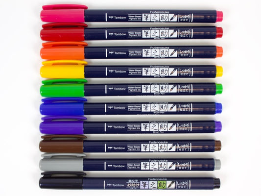 Feutre pinceau couleur Tombow Fudenosuke