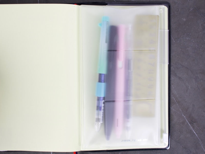 Estuche con cremallera Jibun Techo Mini (B6 Slim)