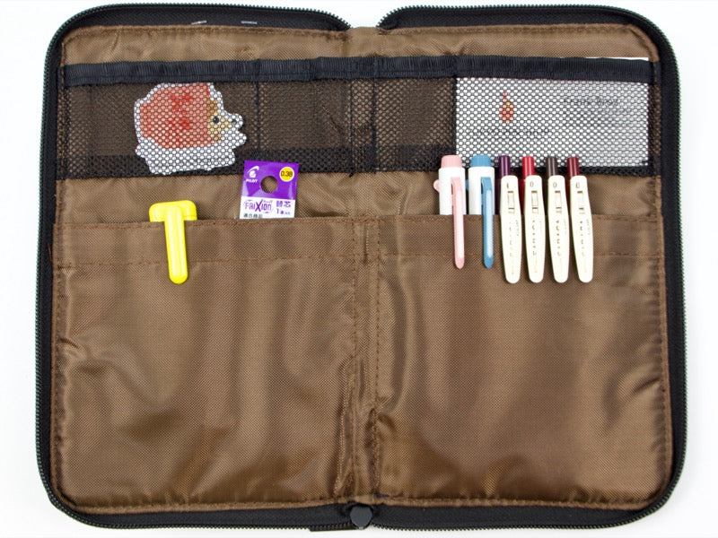 Estuche para bolígrafo plano tipo Lihit Lab, ancho