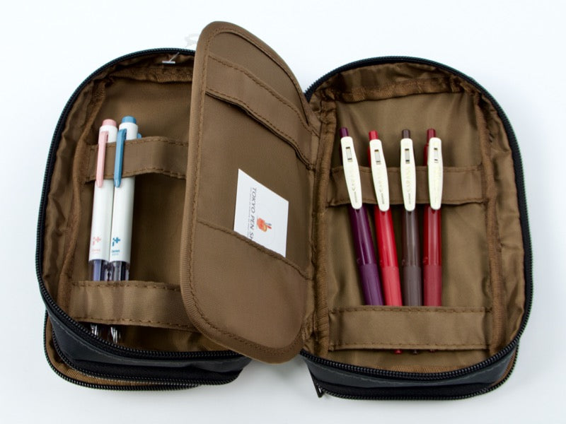 Lihit Lab Book Type Pen Case Triple